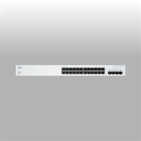 Thiết bị chuyển mạch Cisco Business CBS220-24T-4G-EU là giải pháp phần cứng tiêu chuẩn vàng dành cho các doanh nghiệp vừa và nhỏ (SMBs)
