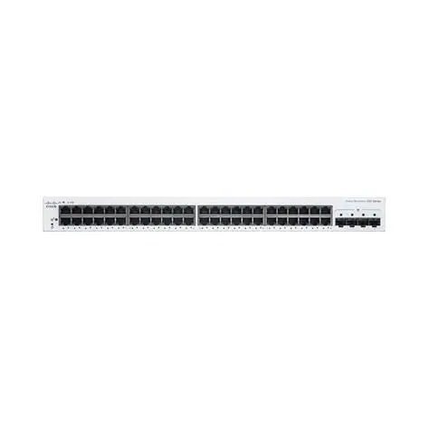 Switch Cisco CBS220-48T-4G-EU là thiết bị chuyển mạch thông minh Smart Managed sở hữu mật độ cổng cực lớn với 48 cổng Gigabit Ethernet