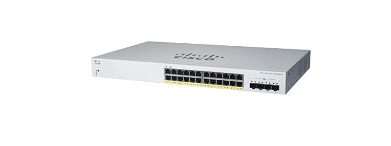 Thiết bị chuyển mạch Cisco Business CBS220-24P-4G-EU